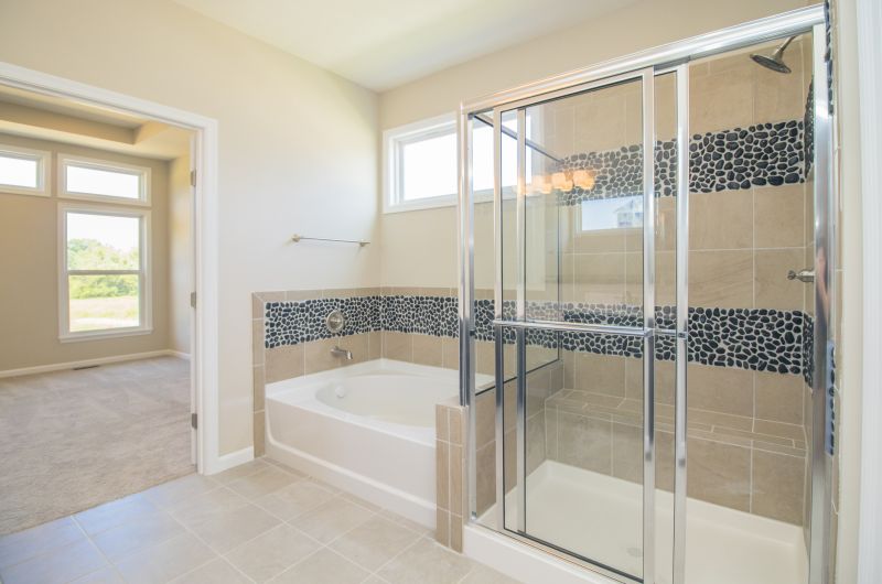 Contemporary Shower Area